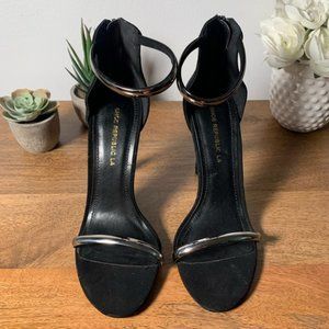 Black & Silver Heels form Shoe Republic LA